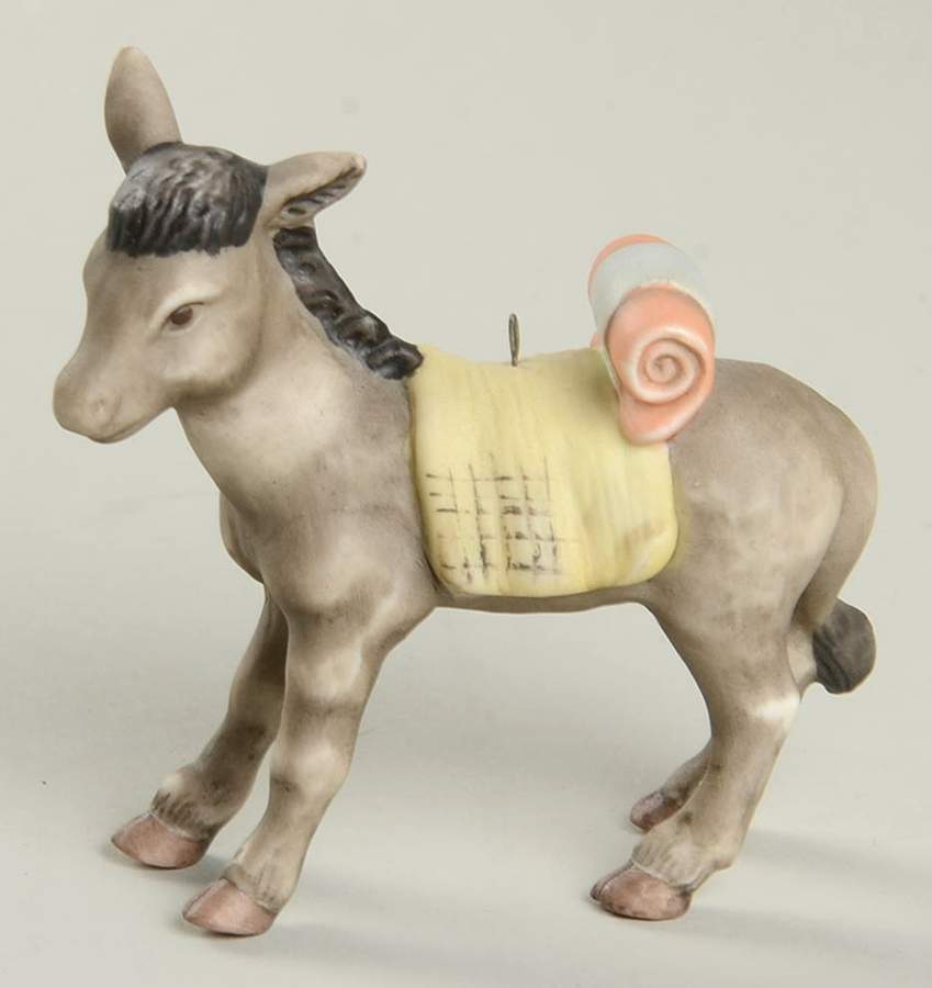 Berta Hummel Nativity Ornament Donkey - No Box by Goebel-1