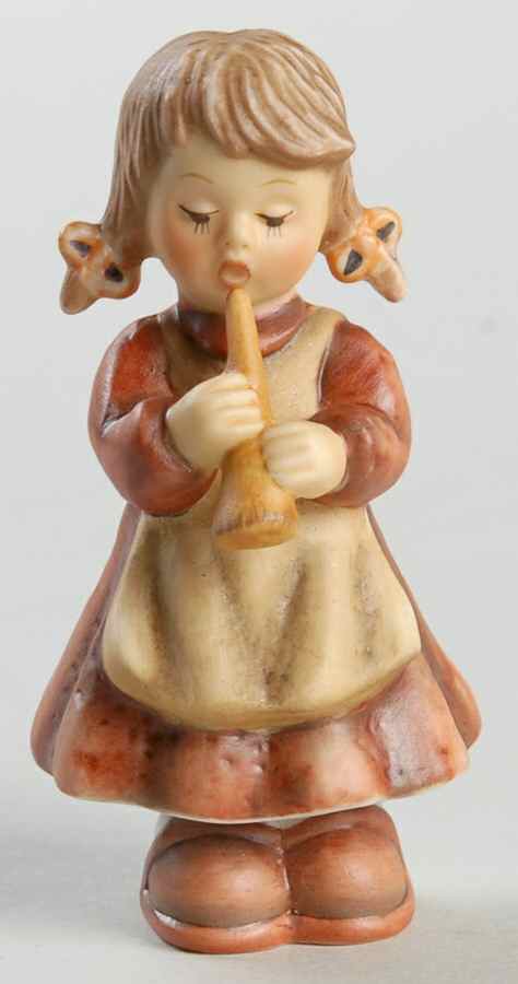 Berta Hummel Miniature Nativity Girl With Recorder - No Box by Goebel-1