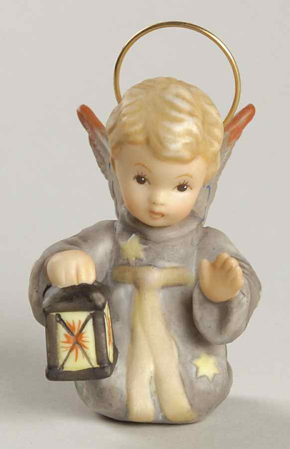 Berta Hummel Miniature Nativity Angel With Lantern-Kneeling - Boxed by Goebel-1
