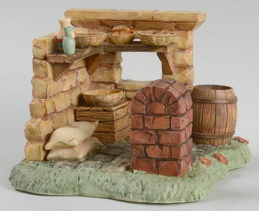 Berta Hummel Miniature Nativity Bakery - No Box by Goebel-1