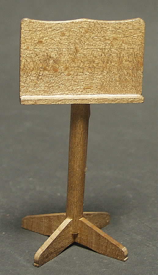 Hummel Figurine Accessories Stained Wood Music Stand - Boxed by Goebel-1