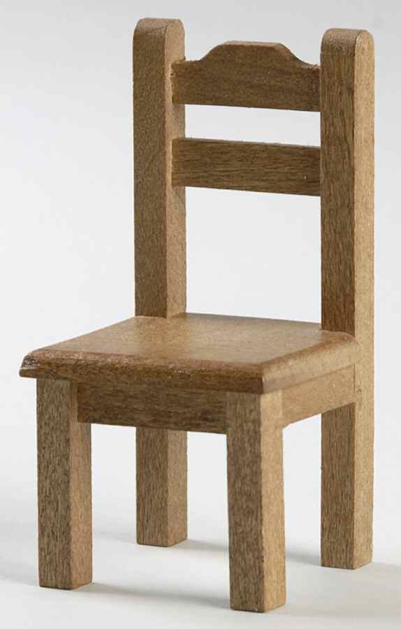 Hummel Figurine Accessories Stained Wood Chair - Boxed by Goebel-1