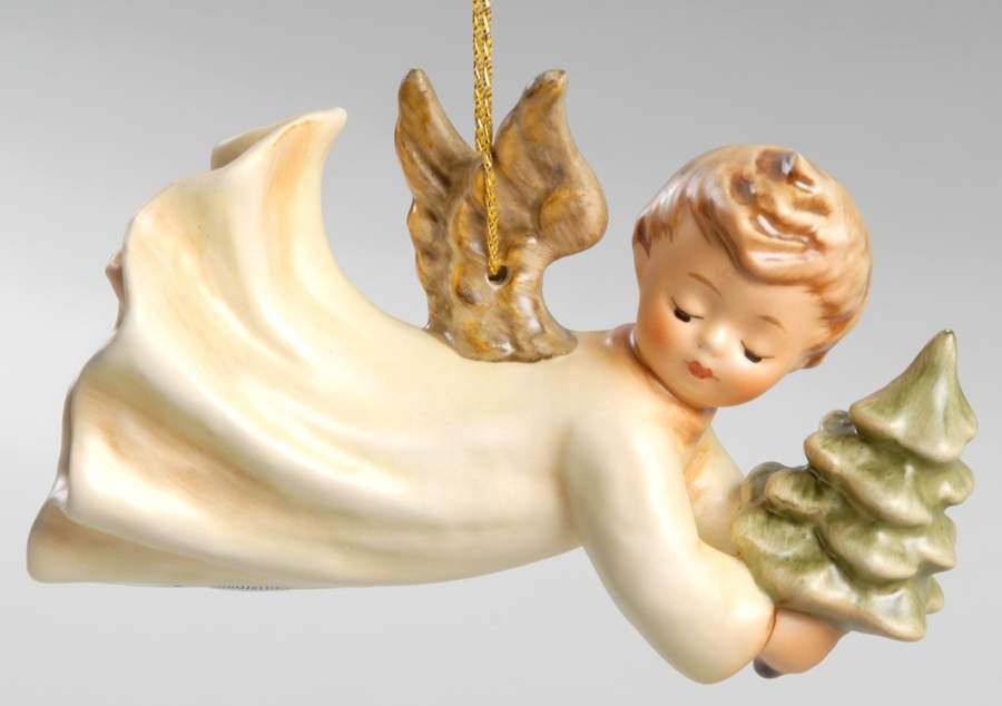 Hummel Annual Angel Ornaments Flying High - With Box by Goebel-1