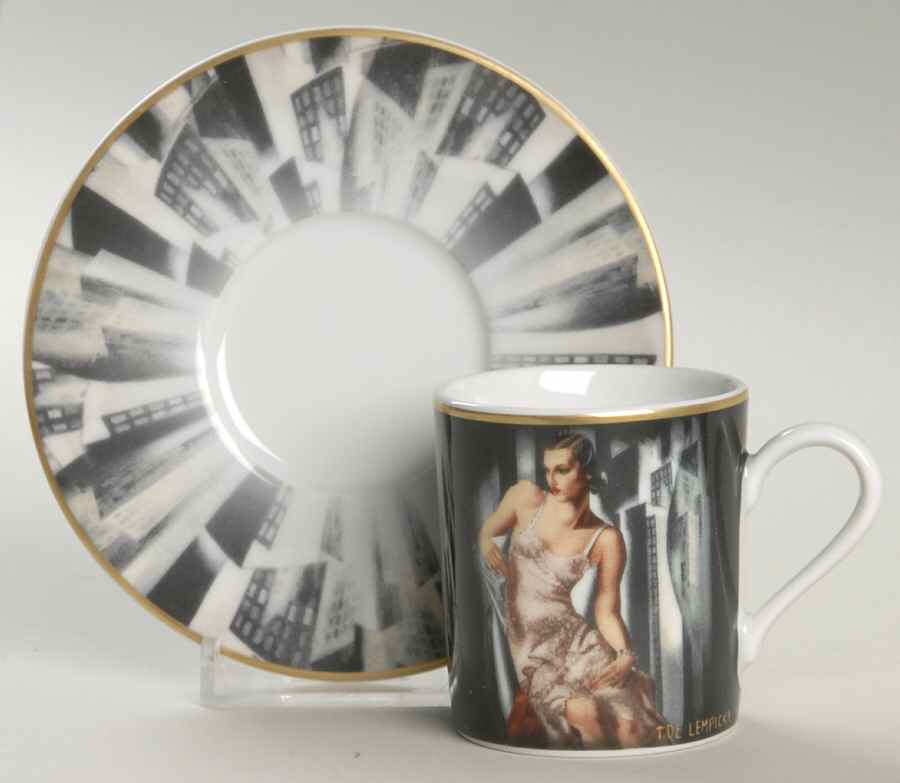 Artis Orbis - Lempicka Madamme Allan Bott-Espresso Set - Boxed by Goebel-1