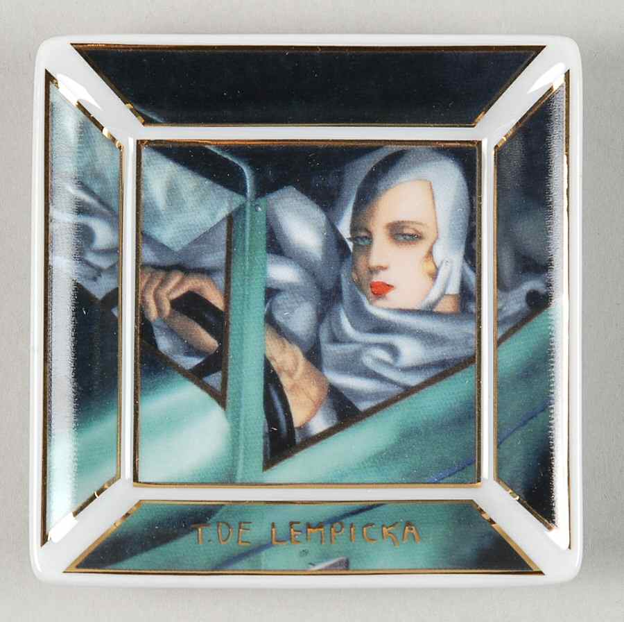 Artis Orbis - Lempicka Auto Portrait Mini Tray - No Box by Goebel-1
