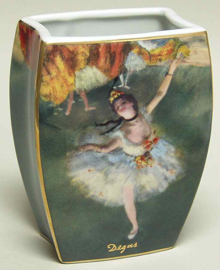 Artis Orbis-Degas Ballerinas Vase - Boxed by Goebel-1