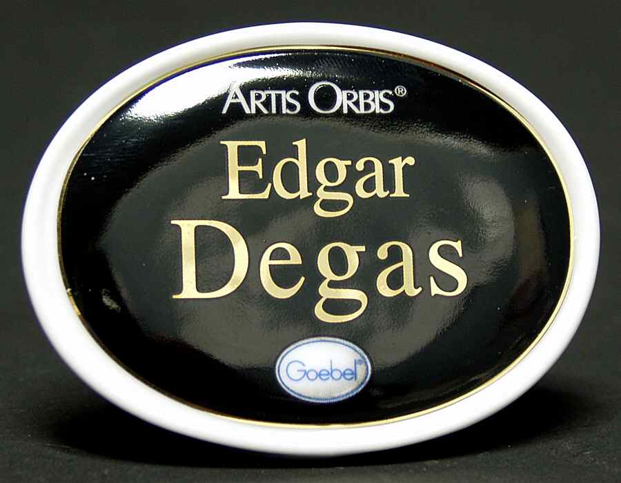 Artis Orbis-Degas Edgar Degas-Display Sign - No Box by Goebel-1