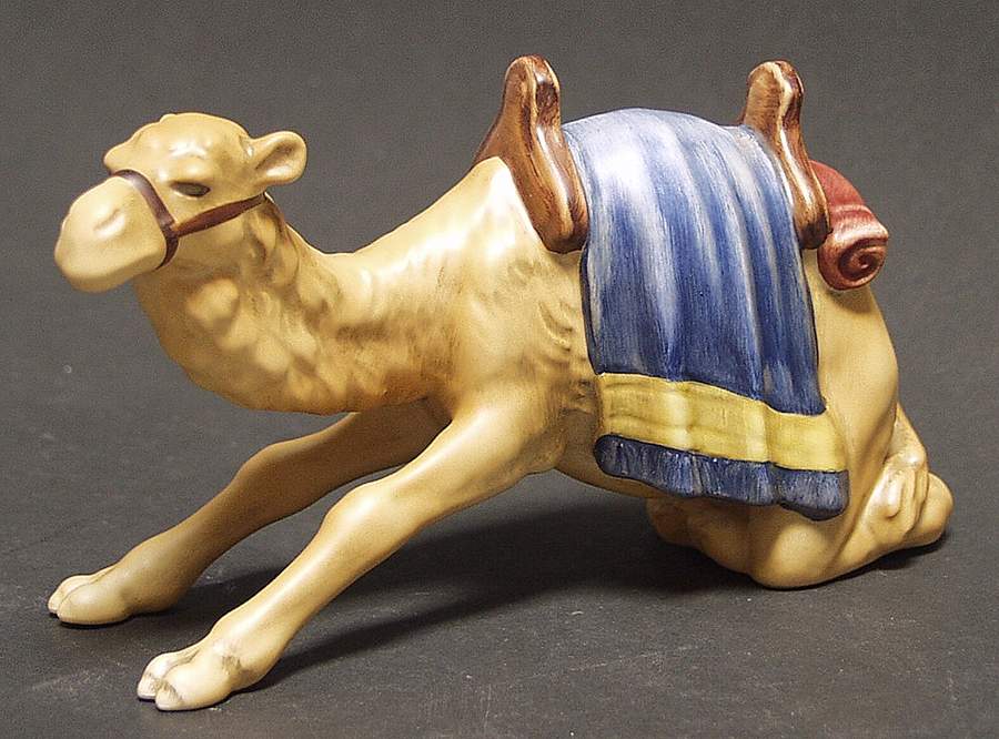 Nativity Camels & Animals Tm7-Camel Kneeling Small - No Box by Goebel-1