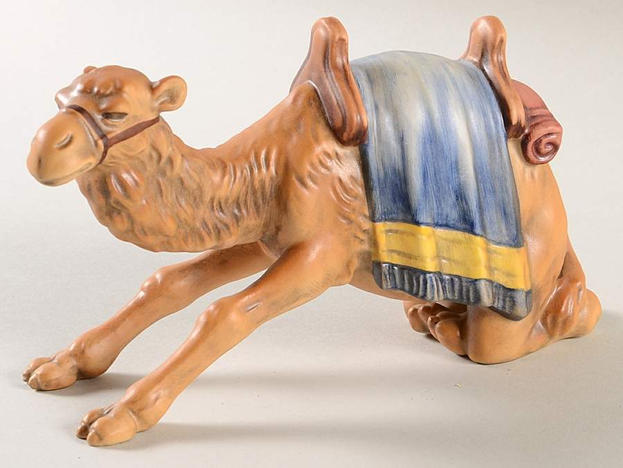 Nativity Camels & Animals Tm6-Camel Kneeling Small  -W-7" - No Box by Goebel-1