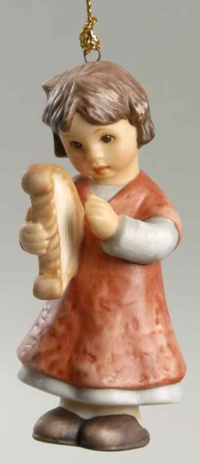 A Berta Hummel Christmas A Magical Harp - Boxed by Goebel-1