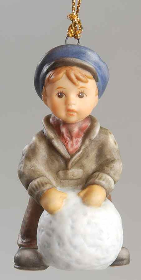 A Berta Hummel Christmas Having Frosty Fun - No Box by Goebel-1