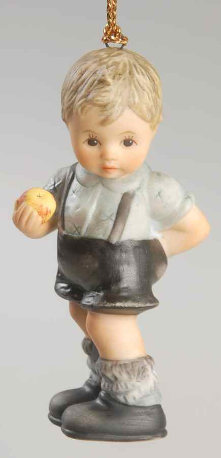 A Berta Hummel Christmas A Shiny Christmas Apple - Boxed by Goebel-1
