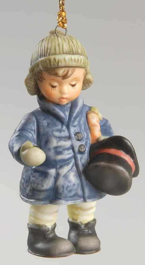 A Berta Hummel Christmas Finding A Snowy Friend - Boxed by Goebel-1