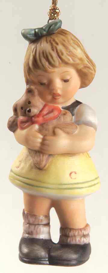 A Berta Hummel Christmas Cuddle For Teddy - No Box by Goebel-1