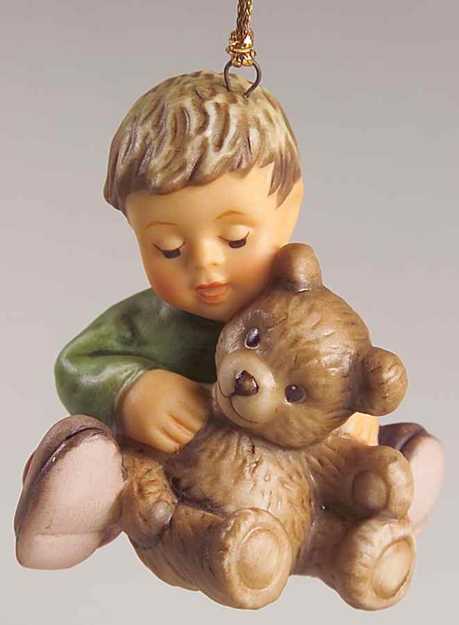 A Berta Hummel Christmas Warm Bear Hugs - Boxed by Goebel-1