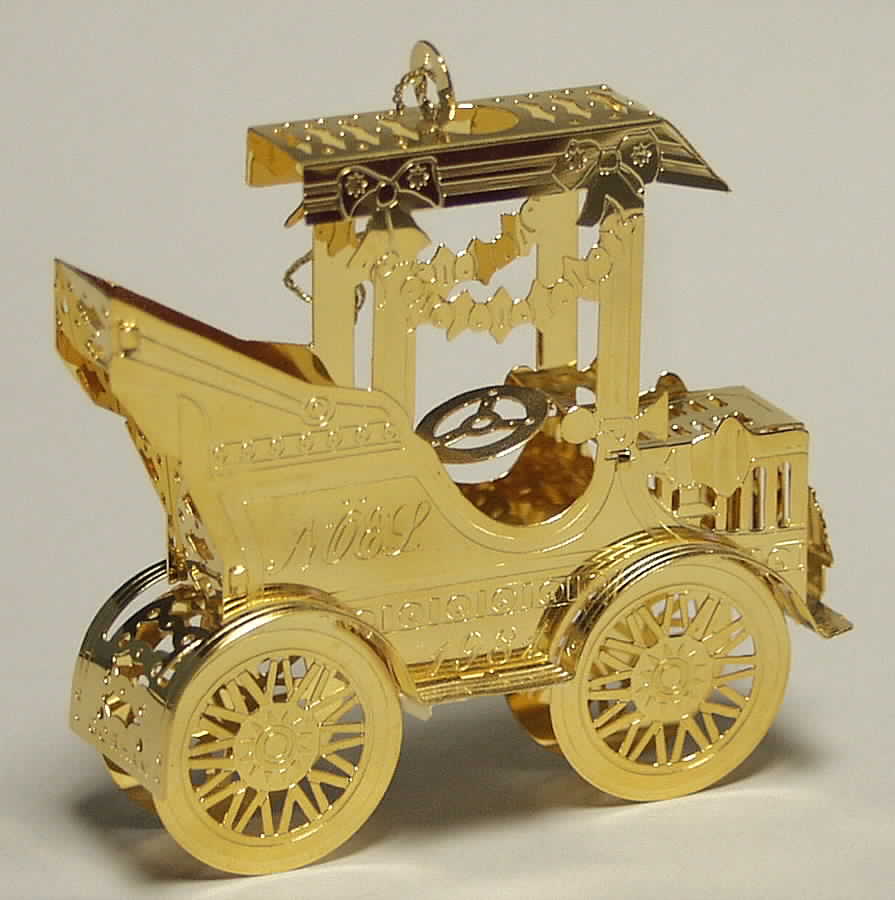 Toys Of Christmas Collection Antique Car - Boxed by Gorham Silver-1