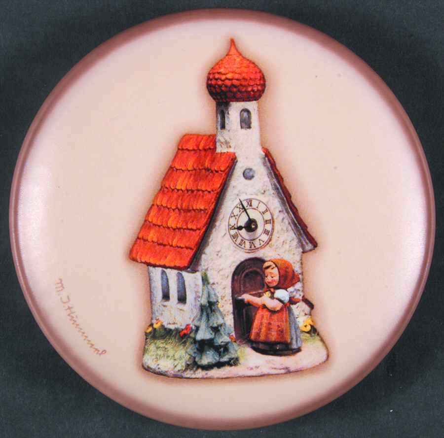 Hummel Century Collection Plates Chapel Time - With Box by Goebel-1