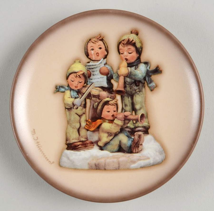 Hummel Century Collection Plates Strike Up The Band - Boxed by Goebel-1