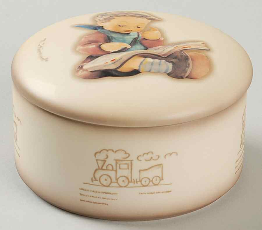 Hummel Boxes Thoughtful-Round - Boxed by Goebel-1