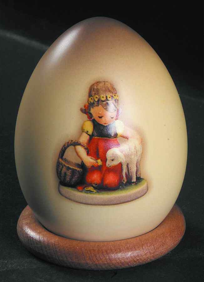 Hummel Eggs Favorite Pet W/ Ring - With Box by Goebel-1