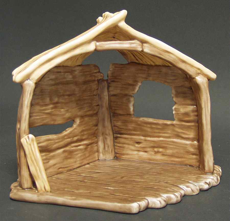 Weihnacht Children's Nativity Creche/Stable - Creche/Stable by Goebel-1