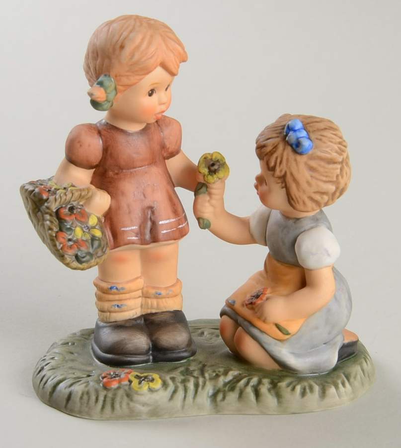 A Breath of Spring-Berta Hummel Blossom Of Friendship - Boxed by Goebel-1