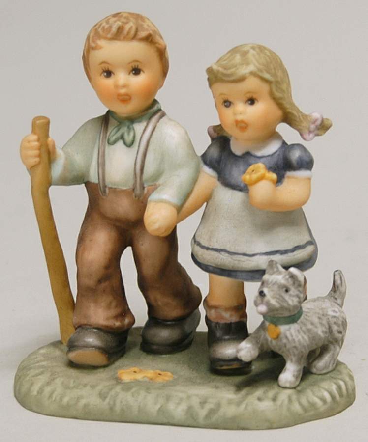 A Breath of Spring-Berta Hummel Taking A Walk - Boxed by Goebel-1