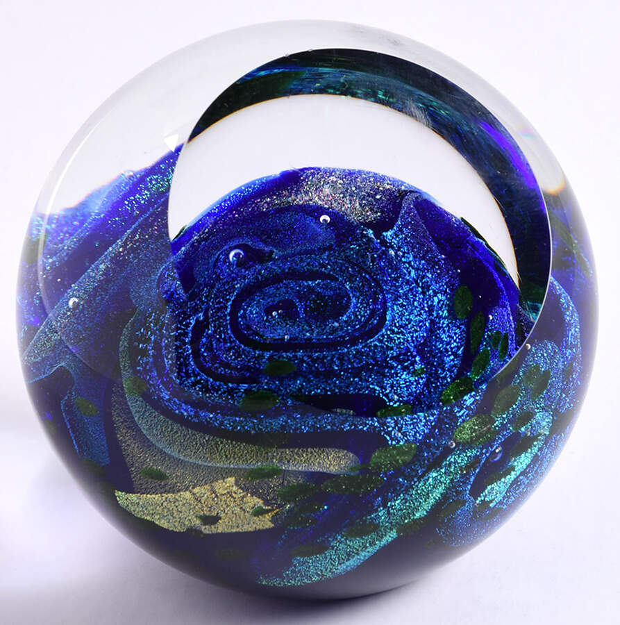 Celestial Series Blue Planet - Boxed by Glass Eye Studio-1