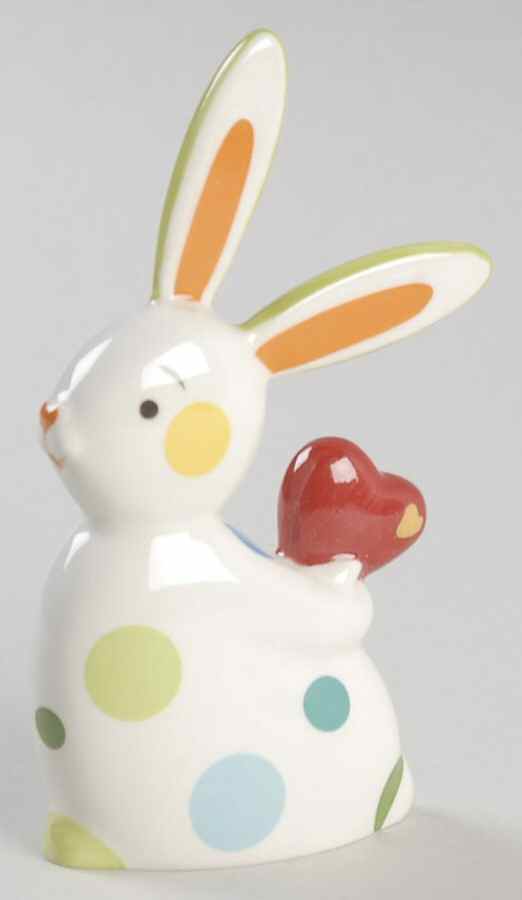 Nordic Easter Rabbit With Heart Yellow - Boxed by Goebel-1