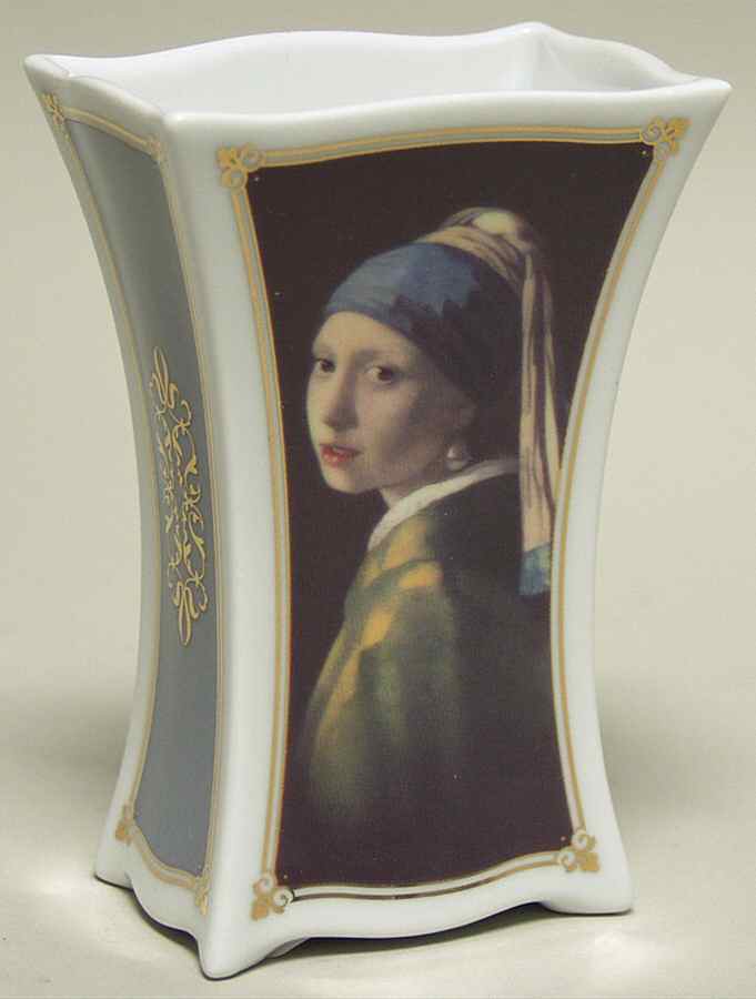 Artis Orbis-Jan Vermeer Girl With Pearl Earring-Vase - No Box by Goebel-1