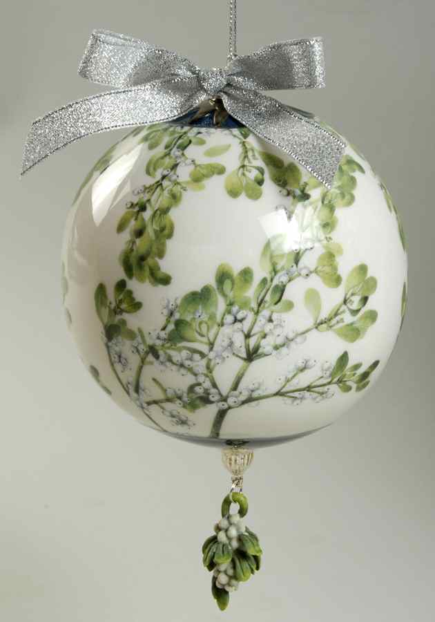Smithsonian Collection Mistletoe Kissing Ball-Blue - No Box by Goebel-1