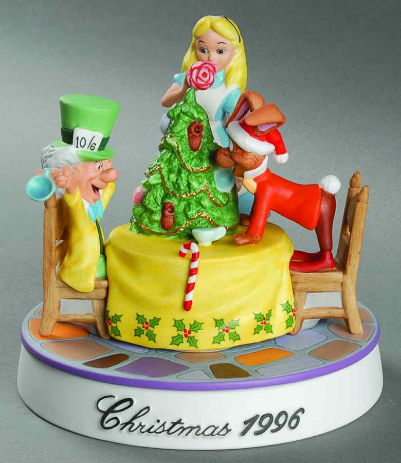 Disney Christmas Figurine Christmas In Wonderland - No Box by Grolier-1