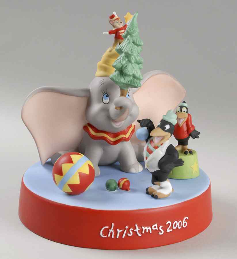 Disney Christmas Figurine Dumbo-Christmas Under The Big Top - No Box by Grolier-1