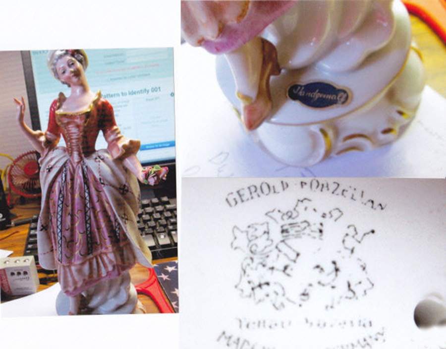 Gerold Porzellan Figurine Victorian Lady - No Box by Gerold Porzellan-1