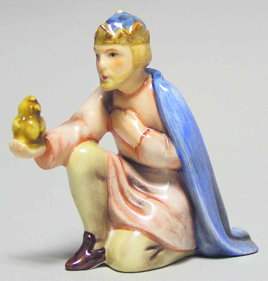 Goebel Nativity 6000 Series King-Blue Robes - Boxed by Goebel-1