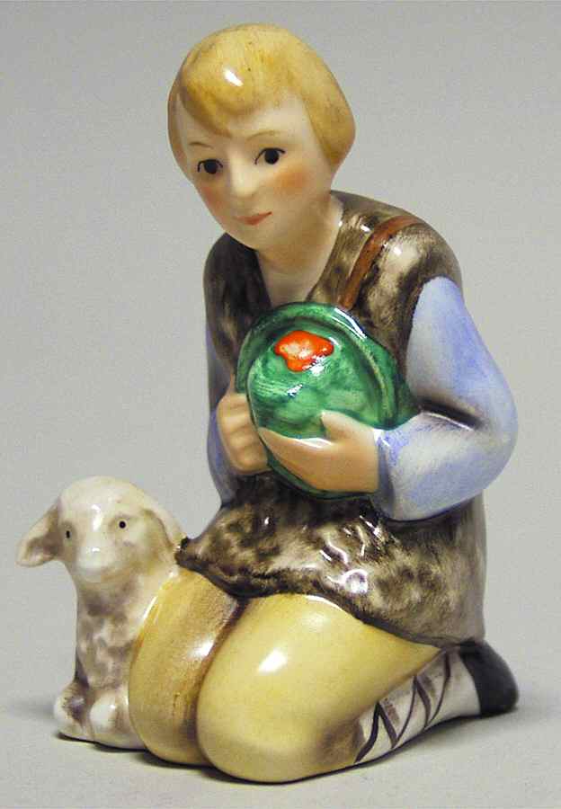 Goebel Nativity 6000 Series Shepherd With Lamb - No Box by Goebel-1