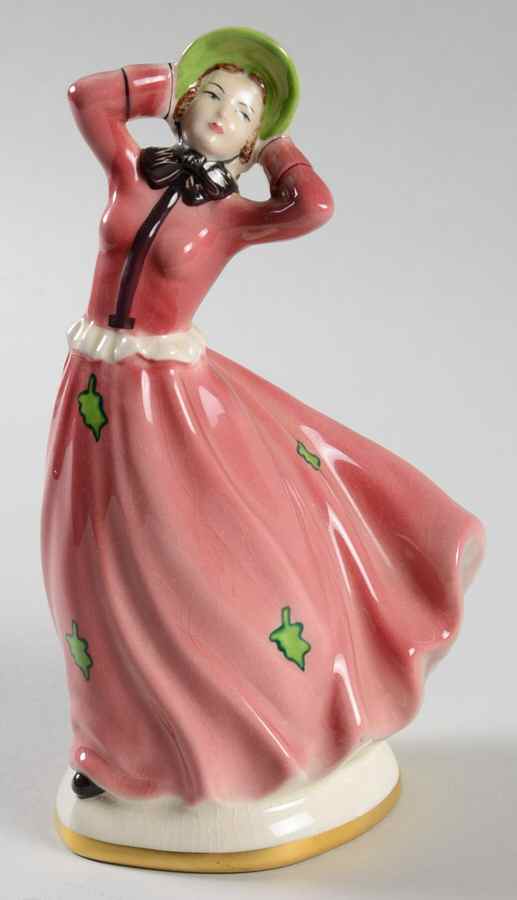 Dorier Figurines Autumn Leaves - No Box by Goldcrest Ceramics (USA)-1