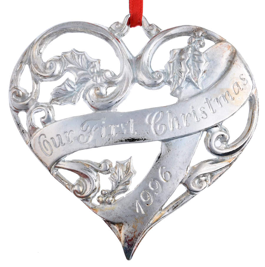 Our First Christmas-Silverplate 1996 - No Box by Gorham Silver-1
