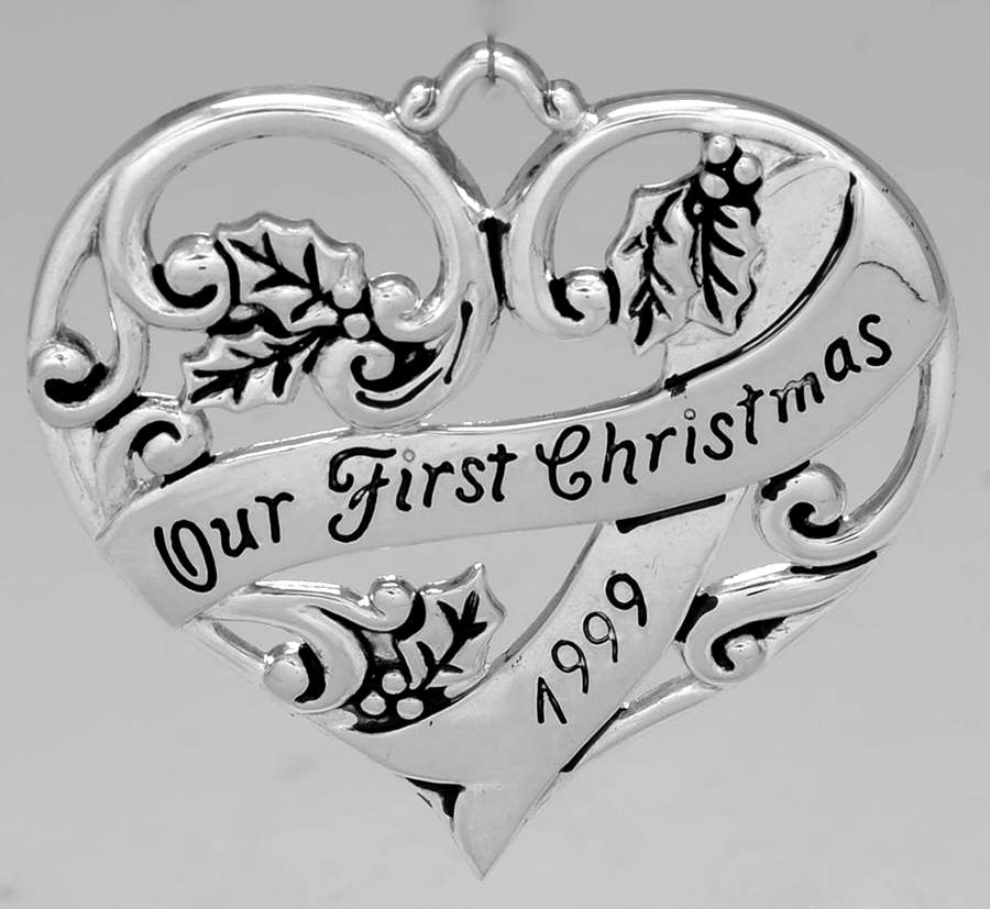 Our First Christmas-Silverplate 1999-Our First Christmas - Boxed by Gorham Silver-1