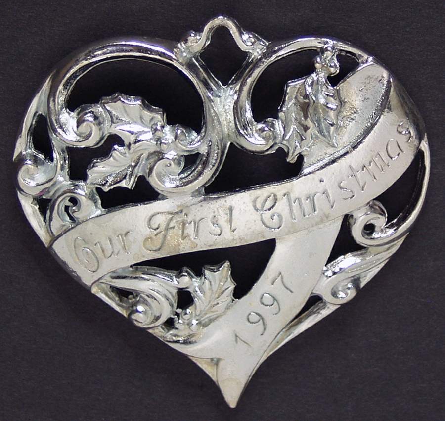 Our First Christmas-Silverplate 1997 - No Box by Gorham Silver-1