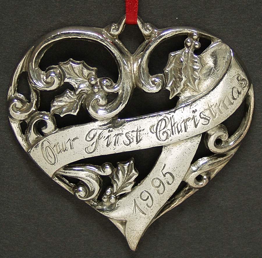 Our First Christmas-Silverplate 1995 - No Box by Gorham Silver-1