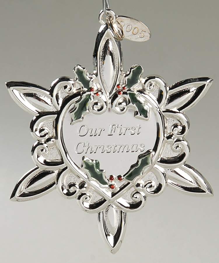 Our First Christmas-Silverplate 2005-Our First Christmas - No Box by Gorham Silver-1