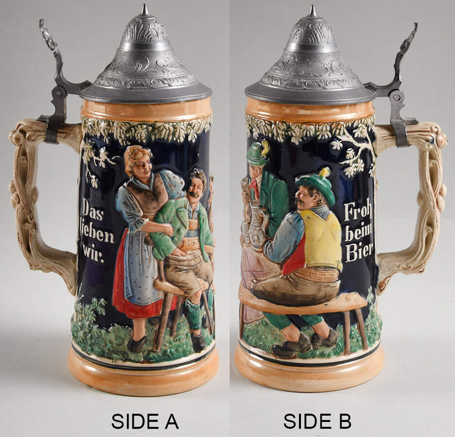 German Beer Steins Das Lieben Wir Froheim Bier - No Box by Germany-1