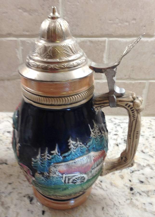 German Beer Steins Water Wheel - No Box by Germany-1
