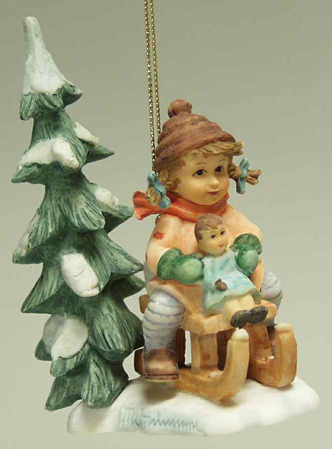 Hummel Figural Ornaments #2 Christmas Delivery - Boxed by Goebel-1