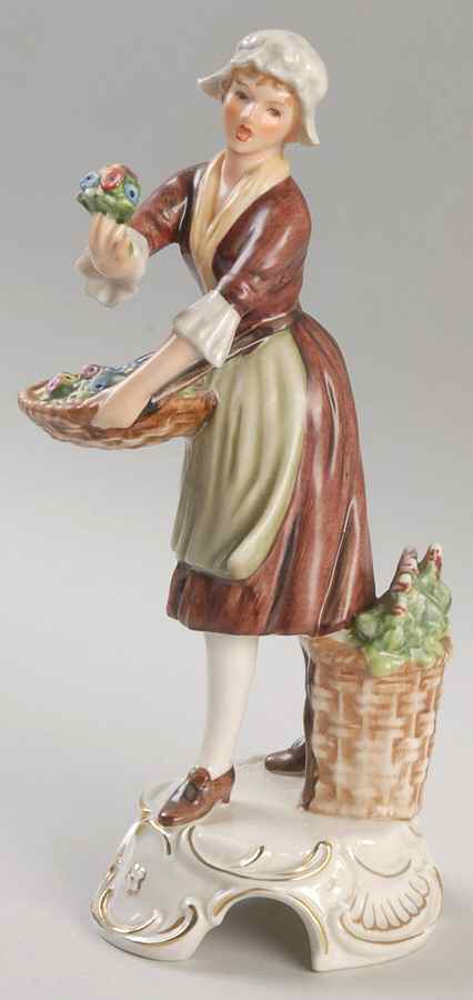 Gerhard Bochmann Figurines Lady Florist - No Box by Goebel-1