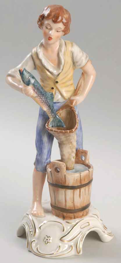 Gerhard Bochmann Figurines Fisherman - No Box by Goebel-1