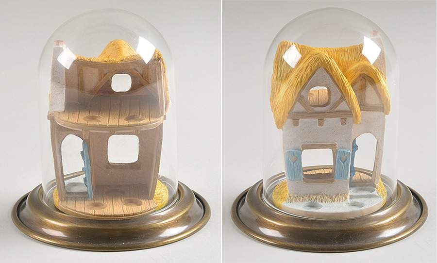 Snow White & the Seven Dwarfs-Miniature Cozy Cottage Display - No Box by Goebel-1