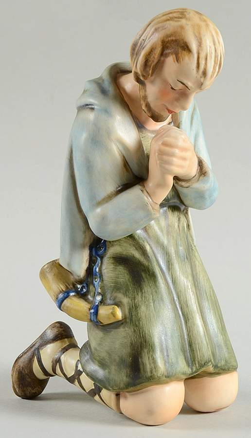 Goebel Nativity 6020 Series Shepherd Kneeling - Boxed by Goebel-1