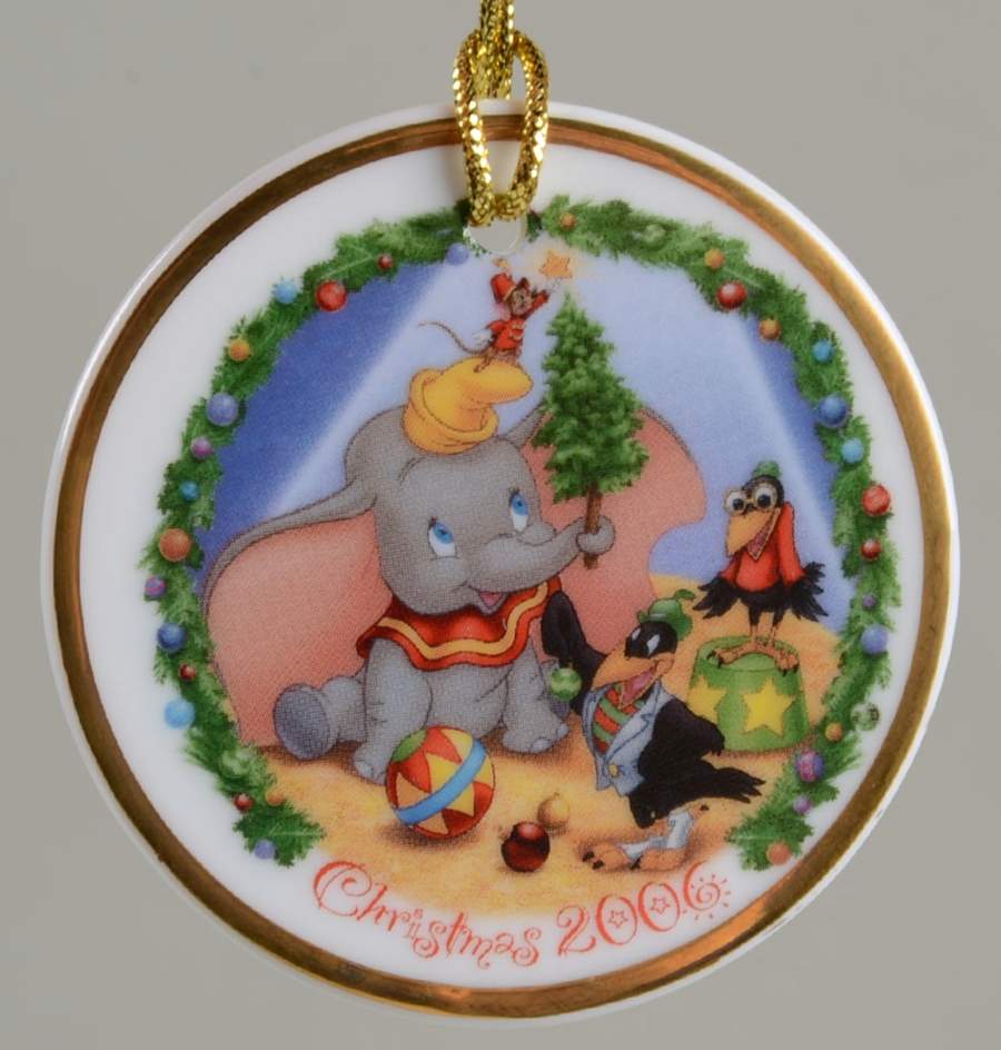 Disney Annual Ornaments-Flat Christmas Under The Bigtop - Boxed by Grolier-1